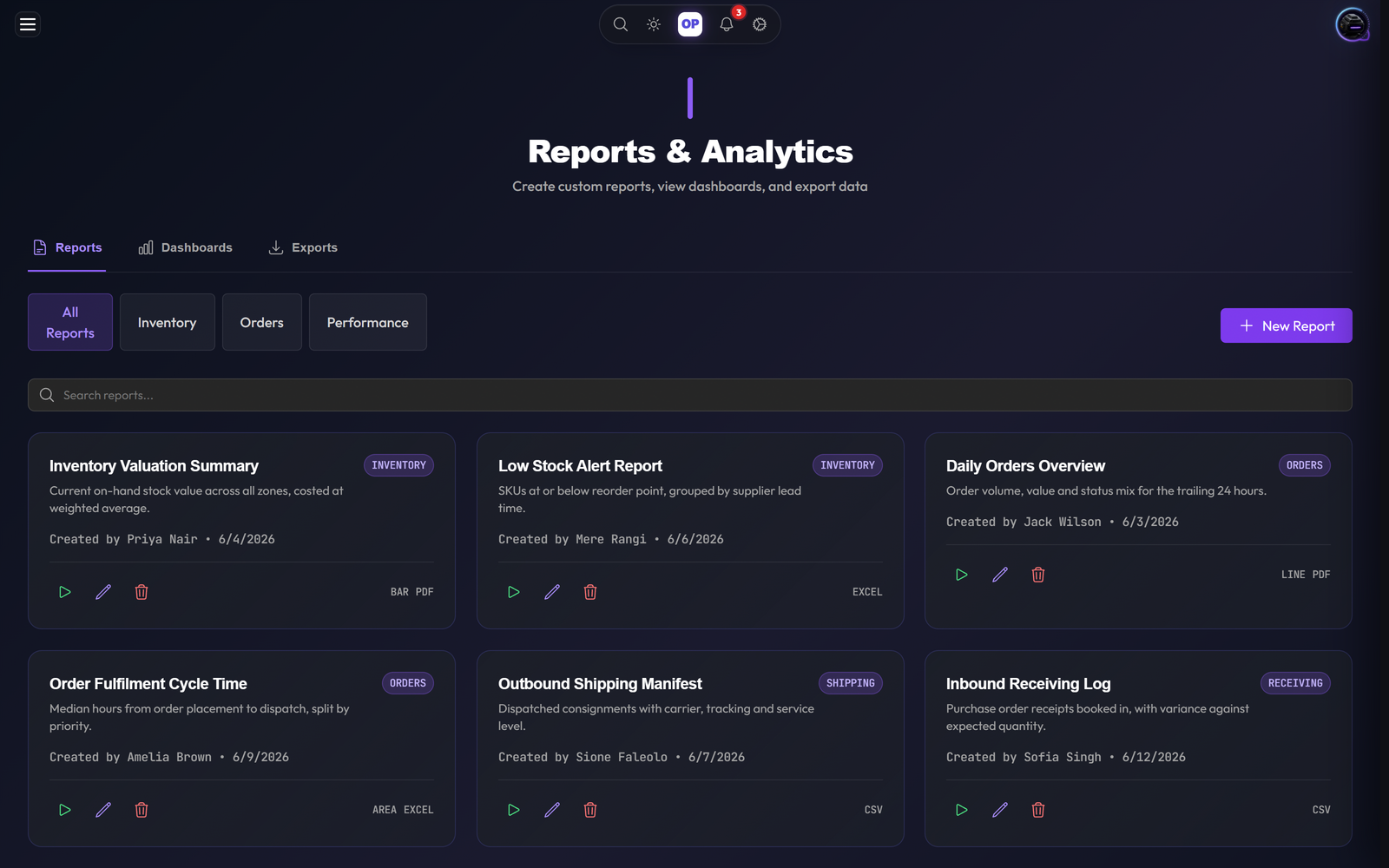 ML/AI Predictions, OpsUI product screenshot